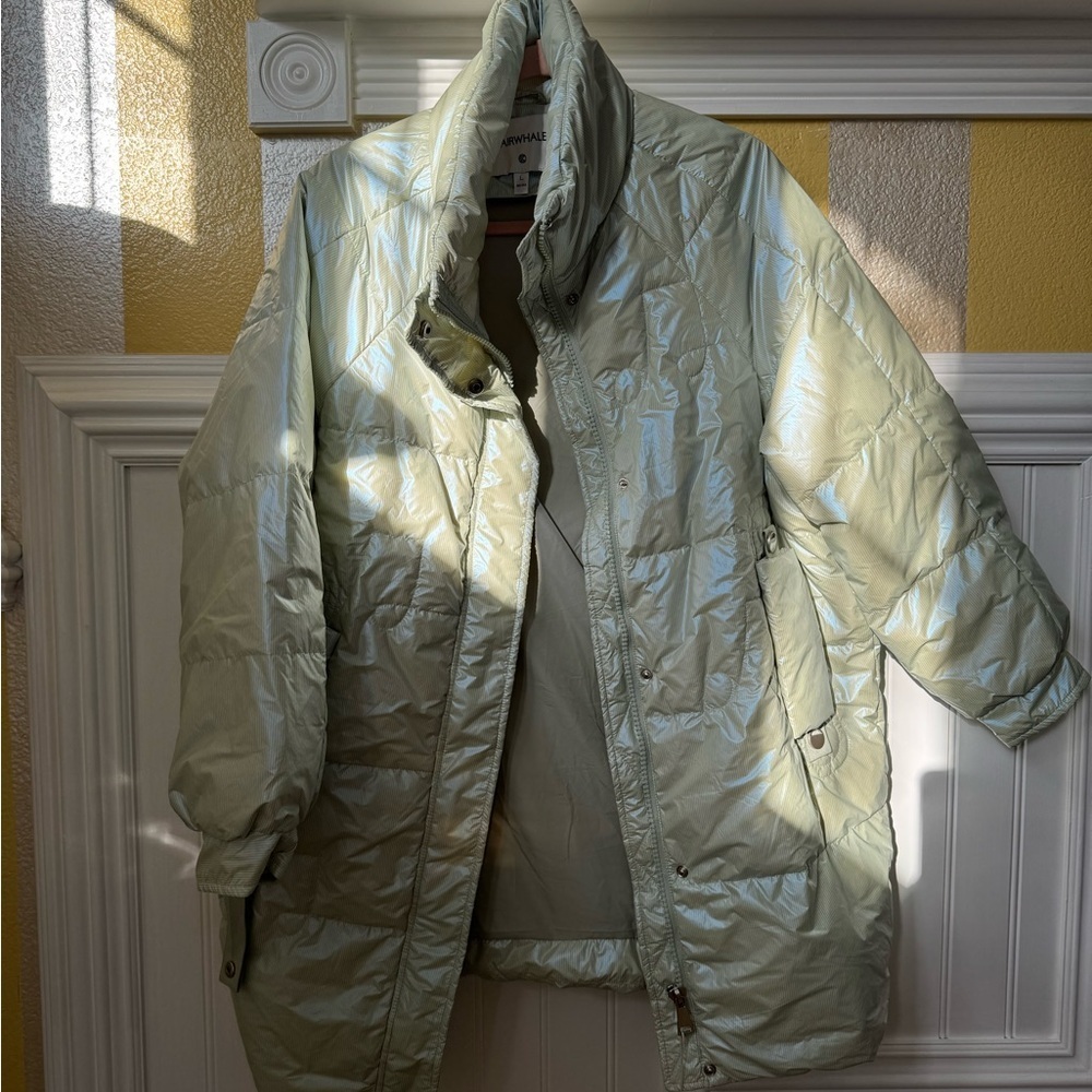 Women's Shiny Puffer Coat